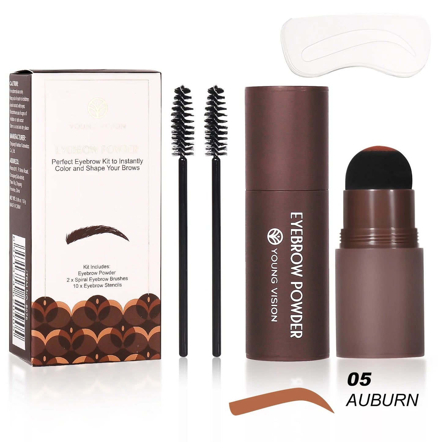 Eyebrow Stamp Stencil Kit
