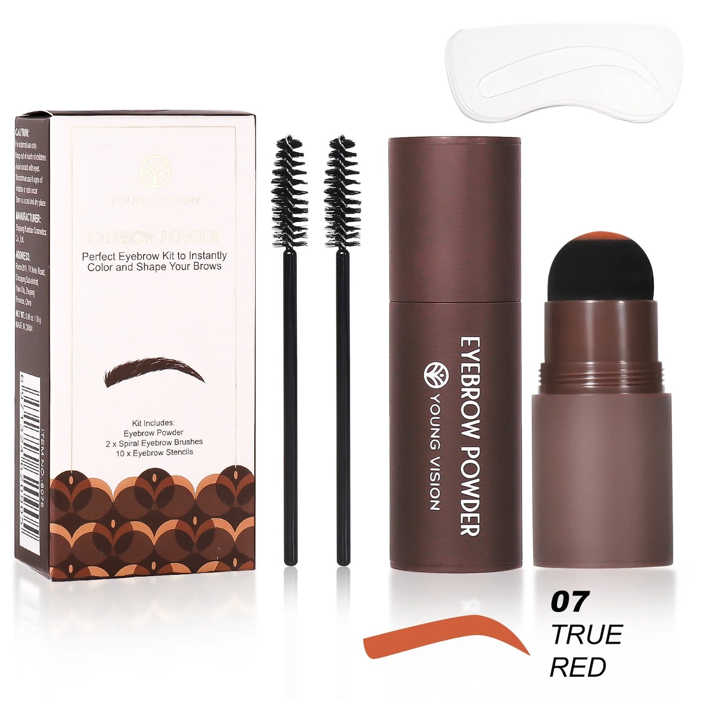 Eyebrow Stamp Stencil Kit